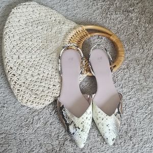 Snake Skin Flats